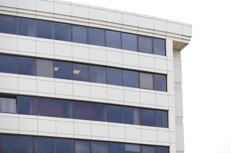 Modern Commercial Building with Window Tinting