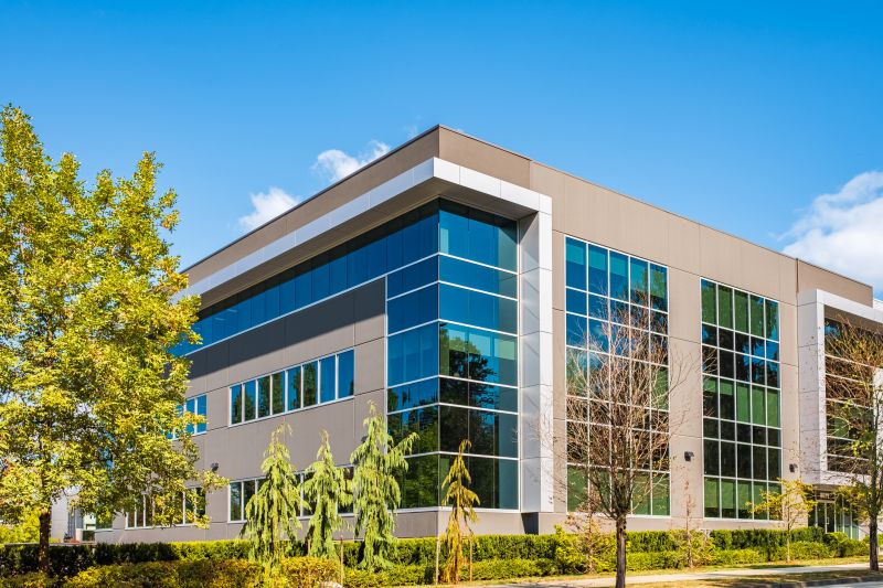 Tinted Office Windows