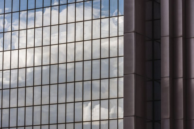 Residential Building with Tinted Windows